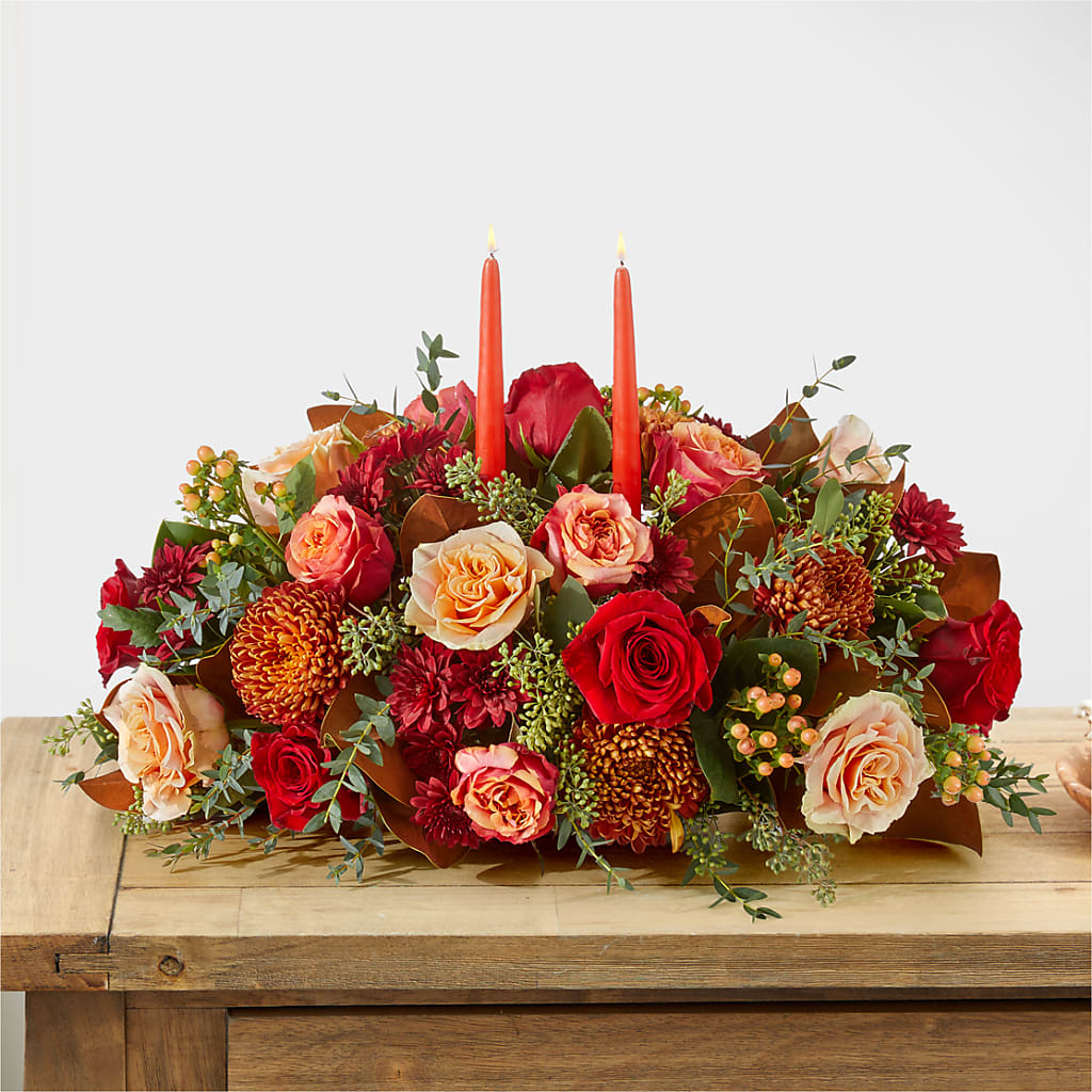 Gather Near Centerpiece –  Flowers By Marianne, Salisbury MA