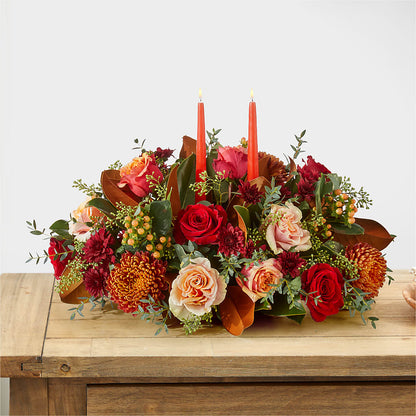 Gather Near Centerpiece –  Flowers By Marianne, Salisbury MA