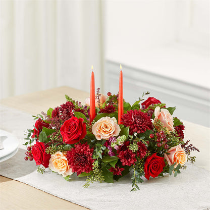 Most Thankful Centerpiece –  Flowers By Marianne, Salisbury MA
